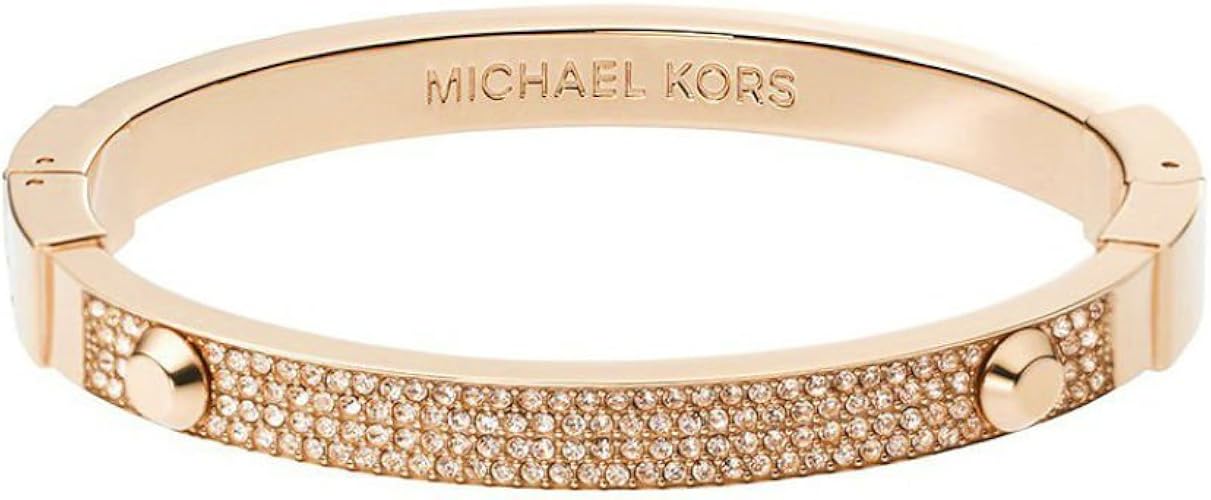 michael kors rose gold crystal bracelet
