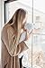 Copper Pearl Baby Beanie Hat Top Knot Stretchy Soft Dove