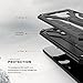 Zizo Static Series Compatible with LG V30 Case Military Grade Drop Tested with Built in Kickstand LG V35 ThinQ Case Black