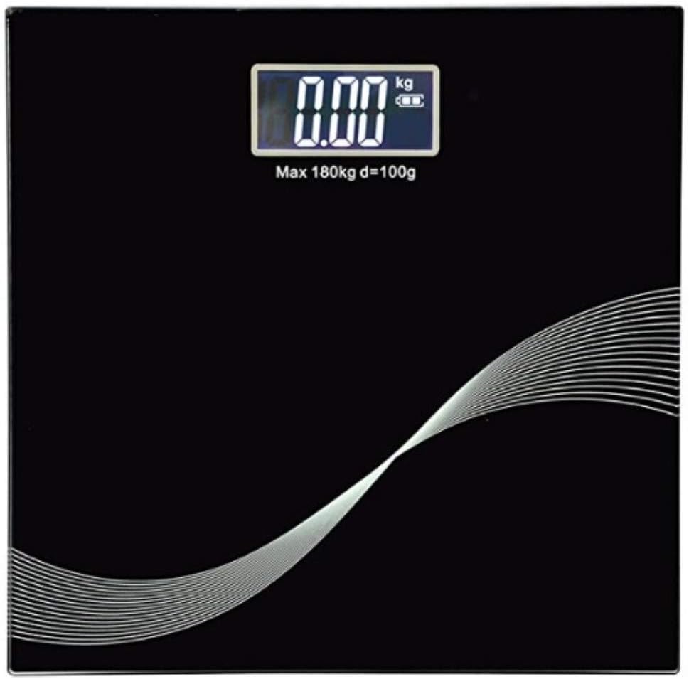 SHOPPOSTREET Electronic Thick Tempered Glass & LCD Display Electronic Digital Personal Bathroom Health Body Weight Weighing Scale, weight scale digital, weight scale for human body(Random Colour)