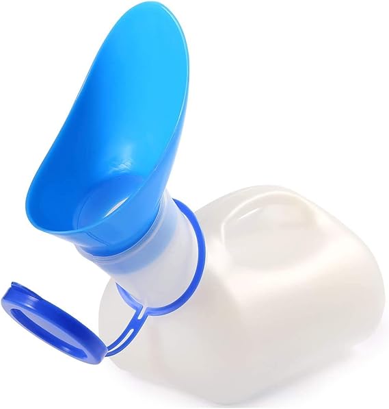 Universal Portable Urinal Pee Bottle with Female Adapter