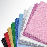 Tassel Toppers Cardstock Glitter - Decorative Craft Paper for Projects, Greeting Designs, Scrapbook Supplies, Creative DIY, 2