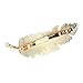 3Pcs Elegant Leaf Feather Hair Clip Hairpin Barrette Bobby Pins Fashion Jewelry Punk Hair Accessory Doubtless Bay