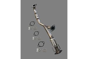 Stainless Steel Direct Fit Front Y Flex Pipe Compatible with HYUNDAI SANTA FE 3.3L 2007 To 2009 | HYUNDAI VERACRUZ 3.8L 2007 