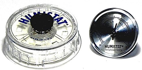 Only Adjustable Humidifier &amp; Hygrometer for Musical Instruments (Black / Silver) By Humistat USA