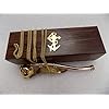 Ares-India-5-Brass-Copper-Boatswain-Whistle-With-Chain-Wooden-Box-Bosun-Call-Pipe-Maritime