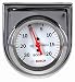 Bosch SP0F000042 Style Line 2" Mechanical Vacuum/Boost Gauge (White Dial Face, Chrome Bezel) primary
