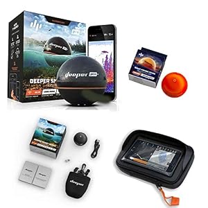 Deeper Smart Sonar Pro + Plus Kit Wifi + Gps + Night Fishing Cover + Case Xl
