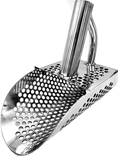 Beach Sand Scoop Garrett Metal Detecting Genuine Stainless Steel #2mm hole 9mm