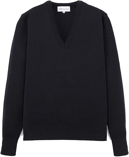 Amazon スクールセーター 女子 紺 ネイビー グレー 日本製 カンコー セーター 学生 制服 スクール V ネック 冬 男女 兼用 通学 ウール Khs414 セーター 通販