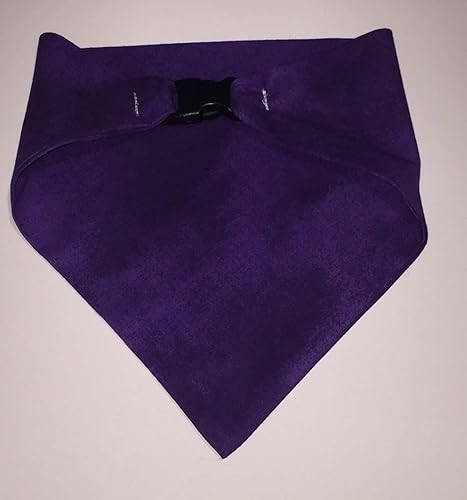 purple dog bandana