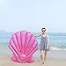 LetsFunny Shell Pool Floats,Outdoor Swimming Pool Party Lounge Raft Decorations Toys Games Float with Rapid Valves for Adult and Kids,60