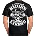 Riding is Living Piston Skull T-Shirt