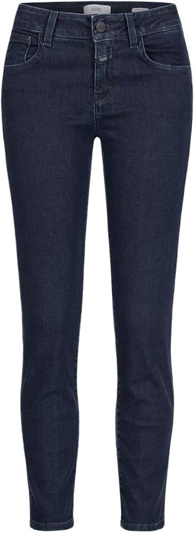 closed slim fit mid waist