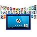 Alldaymall 7'' Tablet Android 4.4 Quad Core HD 1024x600, Dual Camera Bluetooth Wi-Fi, 8GB 3D Game Supported - Blue (Third Generation)