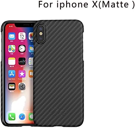 JAYEGT Carbon Fiber Non-slip Matte Case Cover For iPhone X (Non-slip Matte)