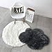 Machine Washable Faux Sheepskin Grey Cloud Area Rug 32