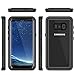 Galaxy S8 Plus Waterproof Case, Punkcase [Extreme Series] [Slim Fit] [IP68 Certified] [Shockproof] [Snowproof] [Dirproof] Armor Cover W/Built in Screen Protector for Samsung Galaxy S8+ [Black]