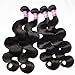 RECOOL 10A Virgin Hair Body Wave Bundles with Closure Cheap Brazilian Hair and Closure 100 Human Hair Extensions Natural Color(18 20 22 with 18 Free Part)