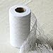 Ling's Moment White Lace Fabric Ribbon Roll 6 Inch x 24 Yards for Burlap Lace Table Runner Boho Vintage Woodland Greenery Wedding Bridal Baby Shower Party Decor Decorations