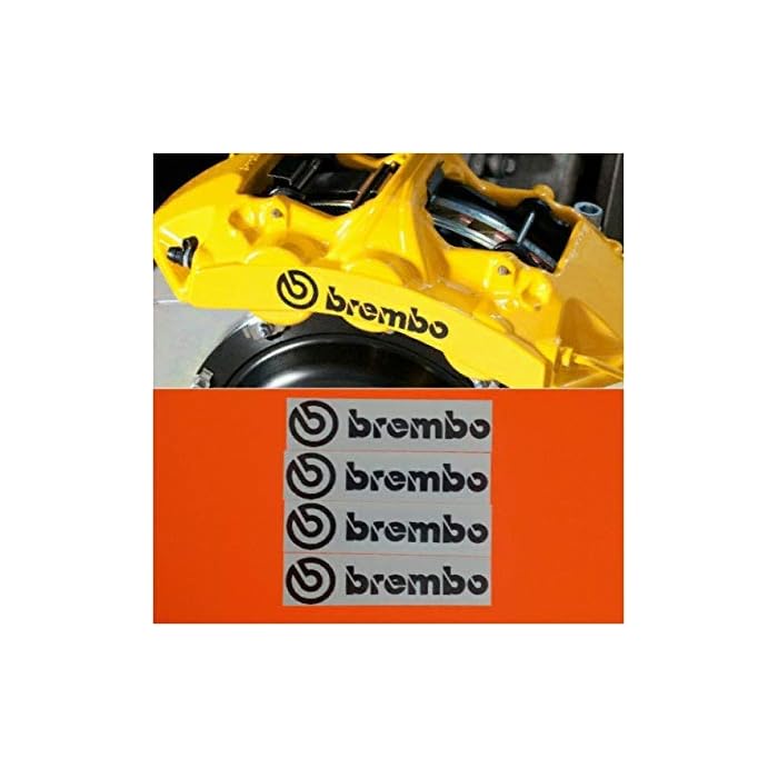 Buy 3zone sticker Brembo High Temp Brake Caliper Decal Sticker Set of 4
