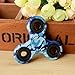 NOING Tri Fidget Hand Spinner Camouflage Multi-Color Double Side Printed, EDC Focus Toy For Kids & Adults (Blue Camouflage)