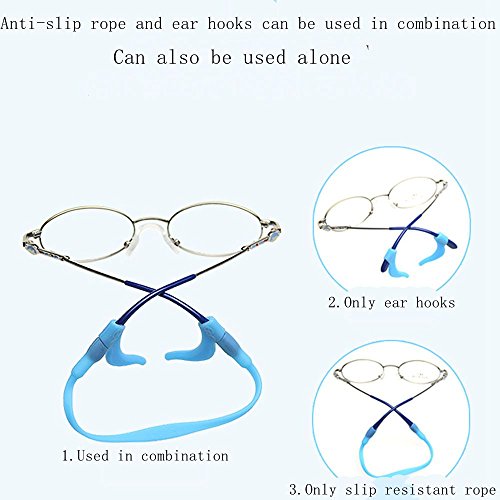 image for Yalex 8Set Colors Eyeglass Strap 8Eyeglass Chains,Eyewear Retainers fo