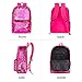 Flip Sequin School Backpack Bookbag for Girls Kids Teen Cute Glitter Sparkly Book bags Back Pack (Hot Pink)