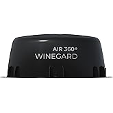 Winegard AR2-V2S Air 360+ V2.S - Outdoor HDTV RV Antenna and FM RV Antenna with Satellite Port Wi-Fi and Cellular Ready - Low
