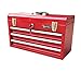 Excel TB133-Red 20-Inch Portable Steel Tool Box, Red