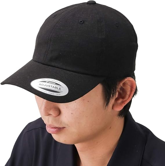 Amazon キャップ ローキャップ 帽子 メンズ Yupoong 麻混ローキャップ キャップ帽 ぼうし Mhss Yp01 ブラック F キャップ 通販