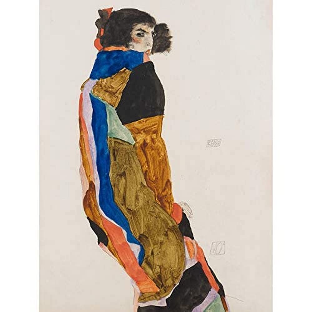 Egon Schiele Moa Dancer Art Print Canvas Premium Wall Decor Poster Mural