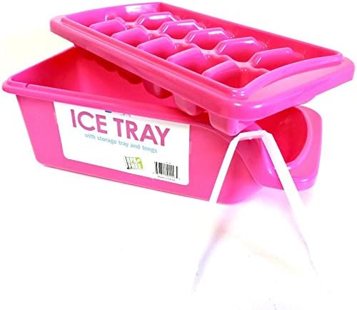 Ice Cube Tray with Storage Tray &amp; Tongs BPA Free