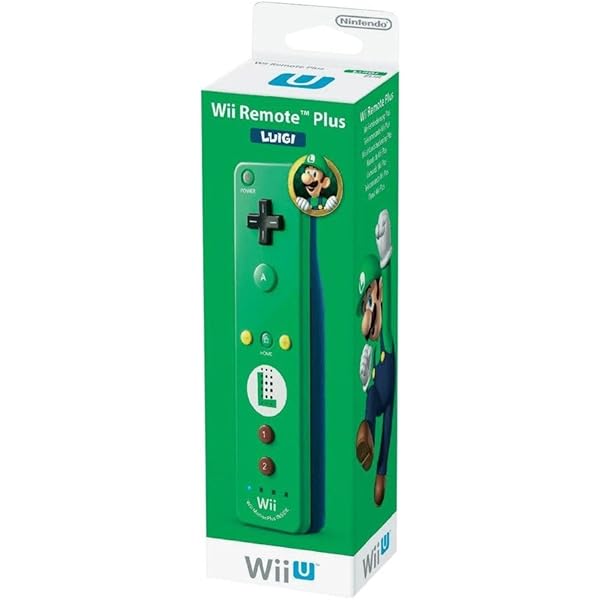 Wii Remote Plus Luigi - Nintendo - Manette Wii - Neuve Sous Emballage