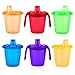 Nuby 6 Piece Twin Handle Trainer Cup Free Flow Wash or Toss, Assorted, 5