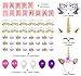 Daisyformals Unicorn Party Supplies Decorations with Unicorn Cake Topper,Unicorn Headband,24 Pcs Unicorn Cupcake Toppers Wrappers and Happy Birthday Banner + Unicorn Balloons Party Ballons (35 Packs)
