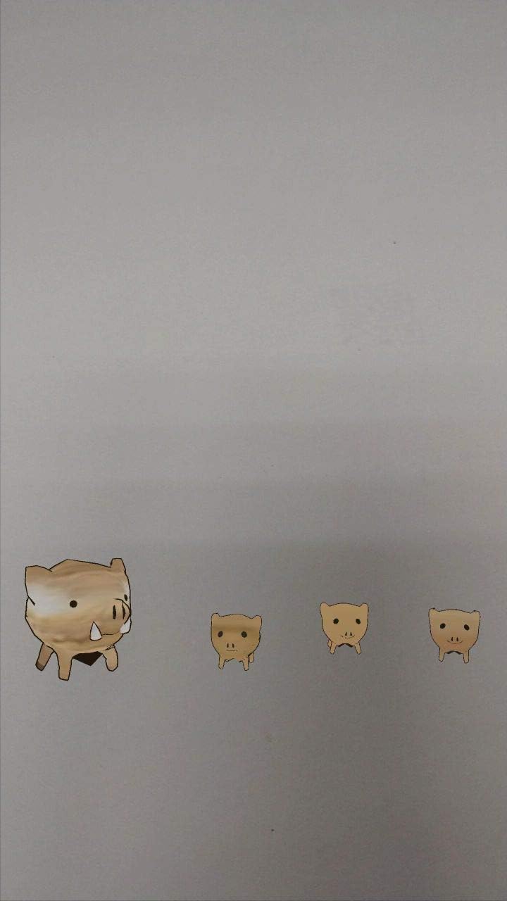 Amazon Opia Crafts Arスタンプ 開運セット 年賀状 19 いのししファミリー スタンプ 文房具 オフィス用品