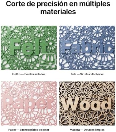 M2 Grabadora Láser 10W con Doble Cámara Integrada, Máquina de Grabado Láser Cerrada Clase 1 per Acrílico, Madera, Cuero y Contrachapado, Máquina de Manualidades DIY para Principiantes