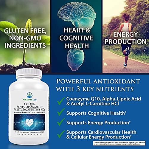 Nature's Lab CoQ10 + Alpha Lipoic Acid + Acetyl LCarnitine HCl