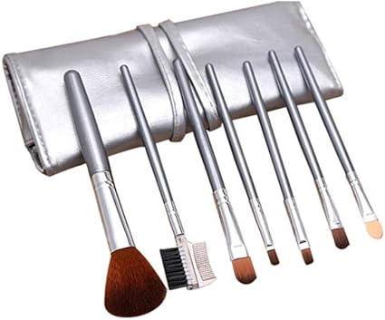 Juego de 7 brochas de maquillaje profesionales con soporte ...