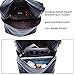 BOYATU Convertible Genuine Leather Backpack Purse for Women Fashion Travel Bag