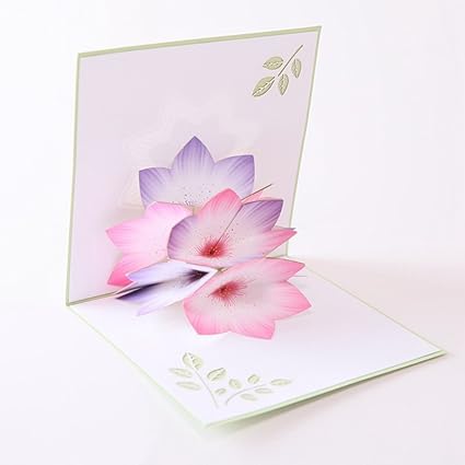 Bhty235 Reveal Natale Di Carta Regalo Biglietti D Auguri Fatti A Mano Compleanno Matrimonio Invito 3d Pop Up Di Fiore New Amazon It Cancelleria E Prodotti Per Ufficio