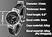 Top Plaza Women Casual Chic Simple Arabic Numeral Bangle Cuff Watch for Small Wrist