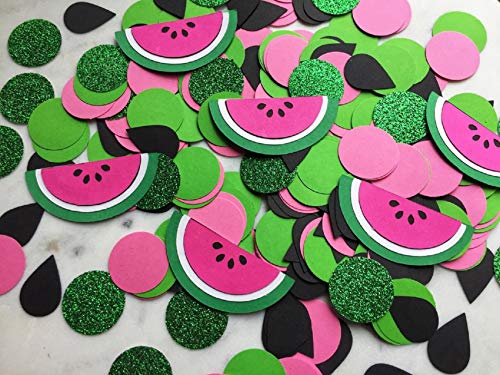 Watermelon Confetti - One in a Melon Party - BBQ Confetti
