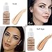 2 Pcs Soft Matte Full Coverage Liquid Foundation Brighten Highlighting Matte Oil Control Concealer Facial Blemish Concealer Color Changing Foundation for Women Girls by alkcam