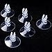 SLSON 30 Pack Aquarium Suction Cup Clips Airline Tube Holders Clamps Fish Tank Hose Holder Clips for 3/16 Air Line Tubing