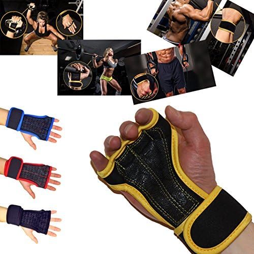 Weight Lifting Gloves With 12" Wrist Wrap Support - Ideal for CrossFit, Weightlifting, Powerlifting & Body Building- By Bare Naked Brands "The Highest Quality, The Lowest Nonsense" (Black, Small)