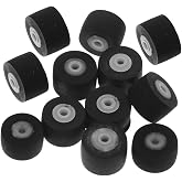 DIYEAH 12pcs Pinch Rollers for Cassette Tape Players Audio Replacement Parts for Recorders Compact Design for Easy Storage and Use for Personal Stereos and Radios