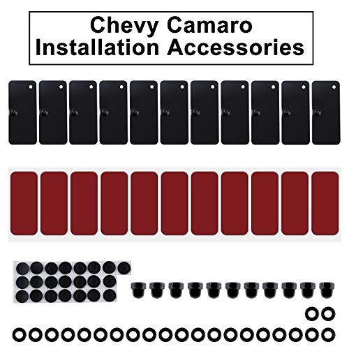 image for Danti Rear Window Louvers Scoop Louvers Installation Hardware for Ford