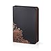 Leather Writing Notebook Journals for Men | Personalized Wedding, Anniversary, Travel, Birthday & Christmas Gift | Authentic Blank and Lined Cream Paper| Elegant Black Color with Bronze Gold Embossing